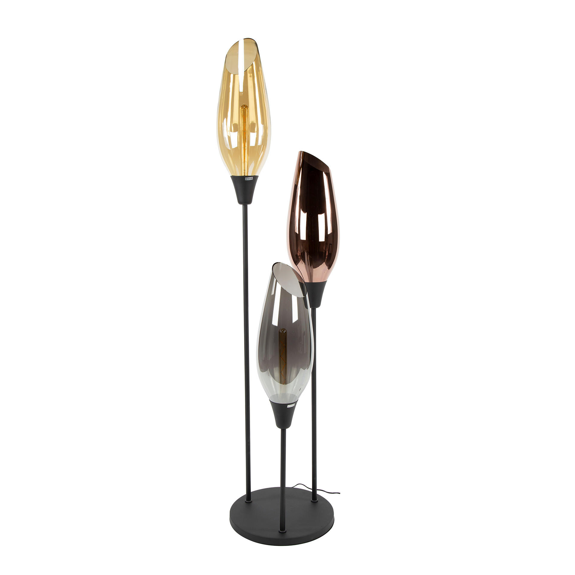 Hoyz Collection Stehleuchte Schwarz 45x178x45 cm