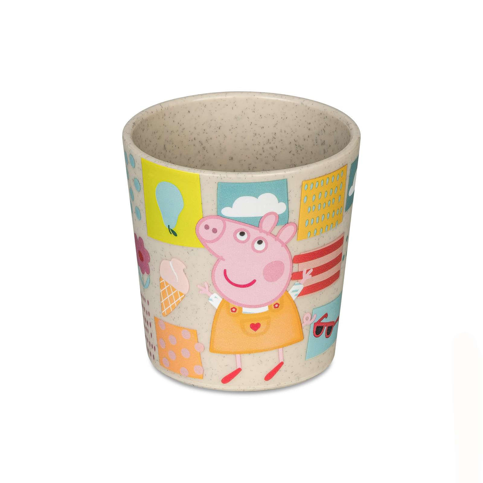 BECHER Peppa Pig 190 ml - Beige, Kunststoff (190L)