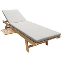 SONNENLIEGE Kanawa Sand - Beige, Holz (64/87/196cm) - Happy Garden