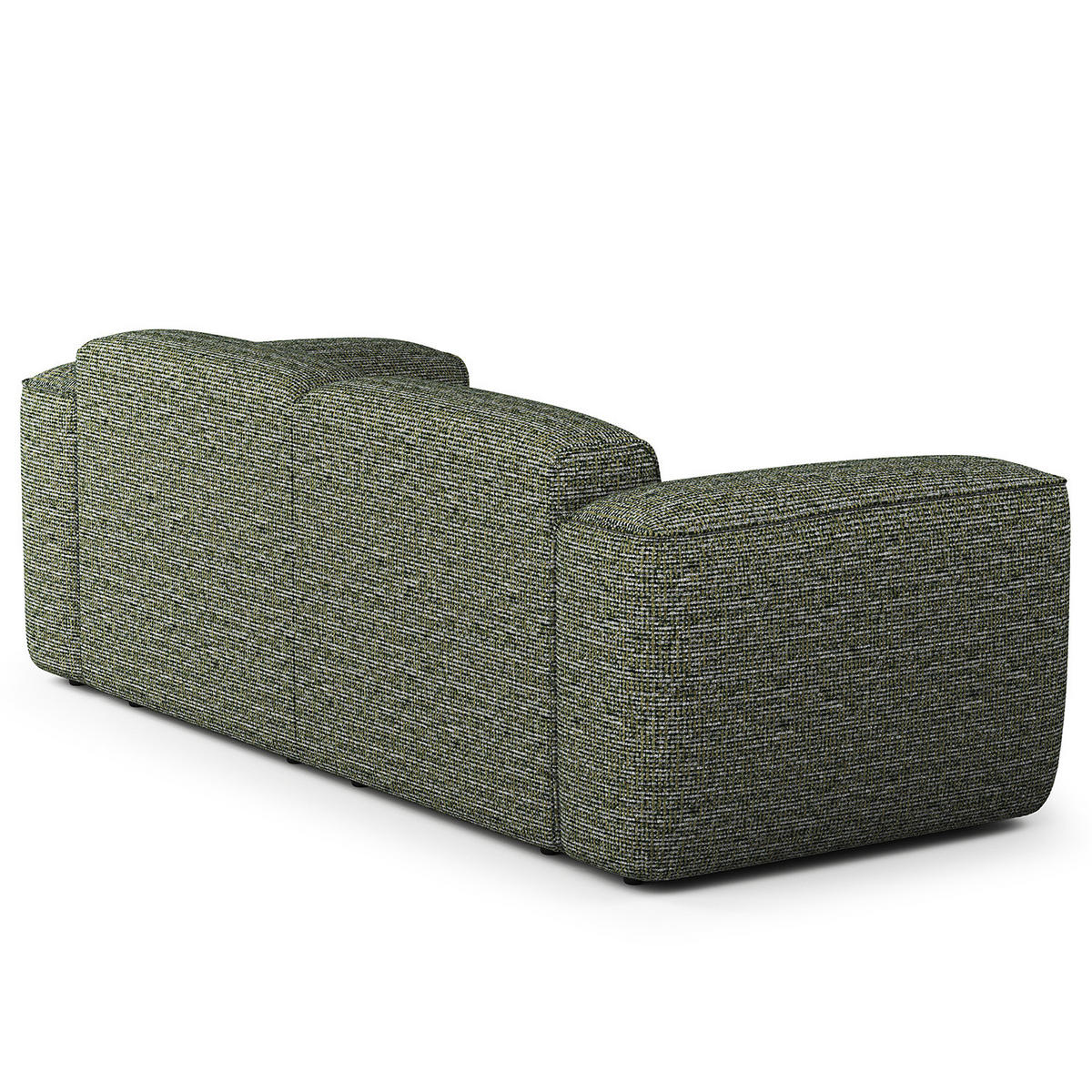 2-SITZER SOFA - Schwarz/Grün, Kunststoff/Textil (220/71/102cm) - home24