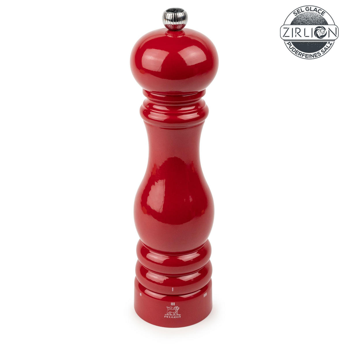 SALZMÜHLE Paris uSelect 22cm Buchenholz Passionsrot Zirkonia-Mahlwerk - Rot, Holz (5.9/22/5.9cm) - PEUGEOT