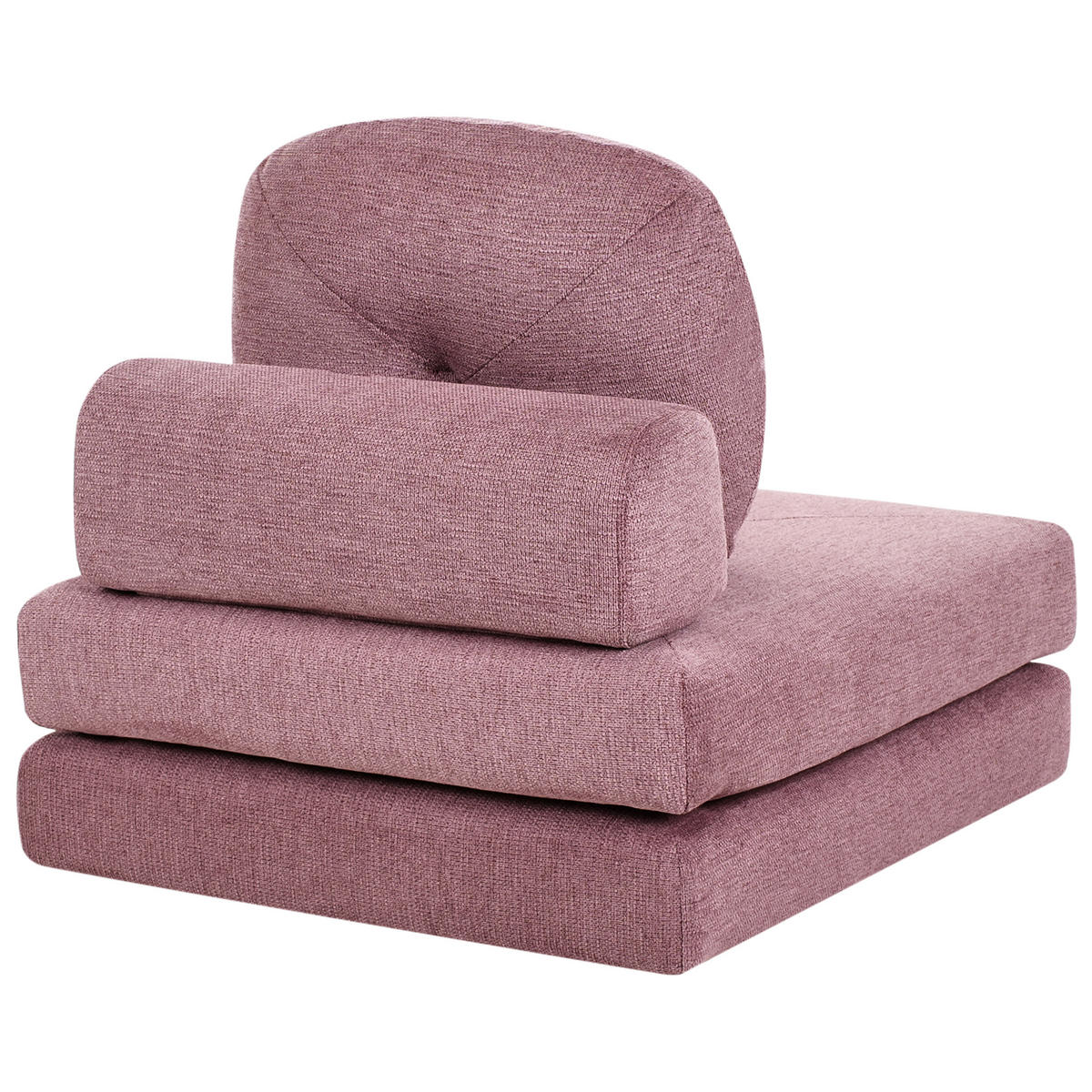 SCHLAFSOFA 81/182 cm Rosa Olden - Pink, Textil (81/54/91cm) - Beliani