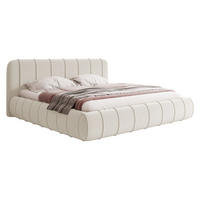 POLSTERBETT Slim XI - Creme, Holz/Holzwerkstoff (140/200cm) - MIRJAN24