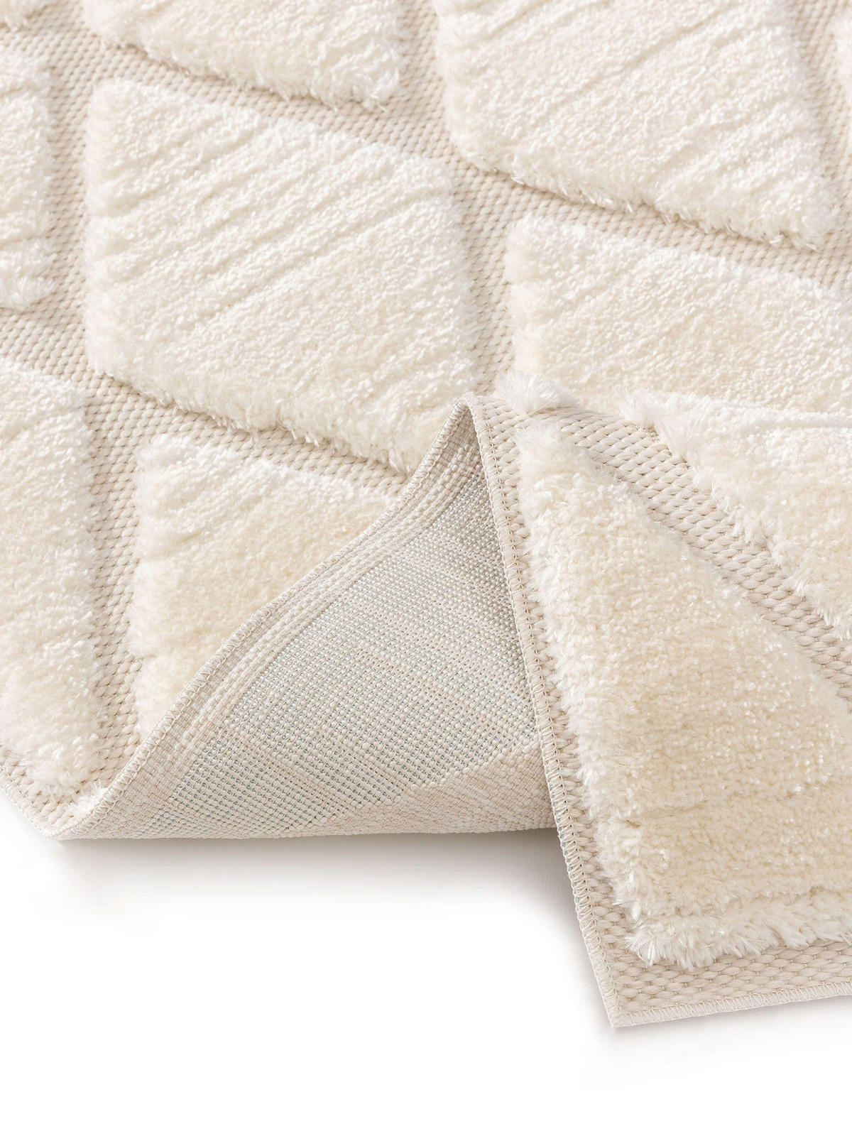 TEPPICH Elanie 160/230 cm - Creme, Kunststoff (160/230cm) - benuta Pop