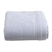 BETTÜBERWURF Kiko indigoblau 240 x 260 cm - Dunkelblau, Textil (240/260cm)