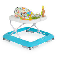 LAUFLERNHILFE Forest Lieder blau weiß Lichter Spielcenter Räder faltbar Stopper 12 kg - Blau, Kunststoff (62/58/70cm) - Moni