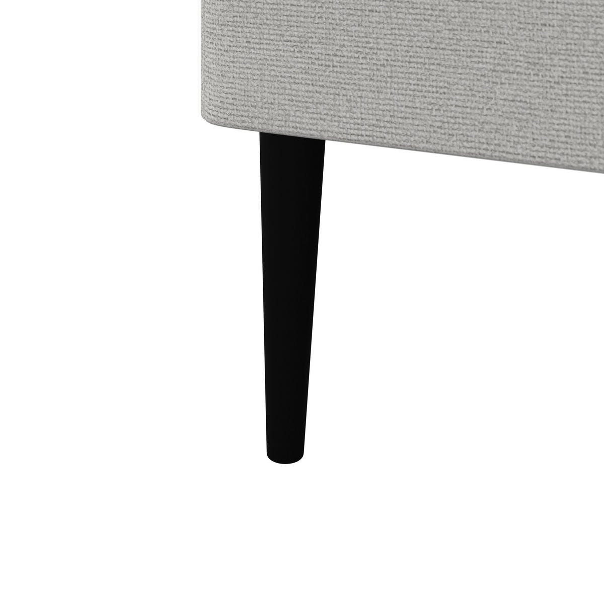 BOXBETT Nevada Hellgrau ca. 160 / 200 cm mit Topper - Hellgrau, Holz - Bessagi Home