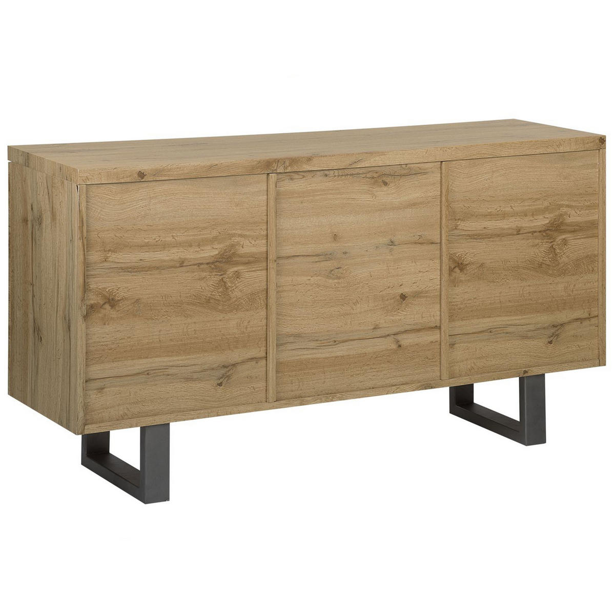 SKŘÍŇ Světle hnědá Timber - hnědá, kompozitní dřevo (140/79/42cm) - Beliani