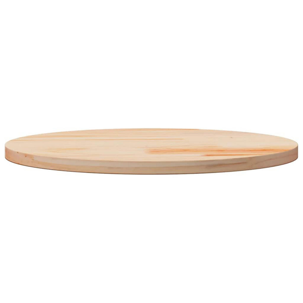 TISCHPLATTE Rund Ø60/3 Cm Massivholz Kiefer - Braun, Holz (60/60/3cm) - vidaXL