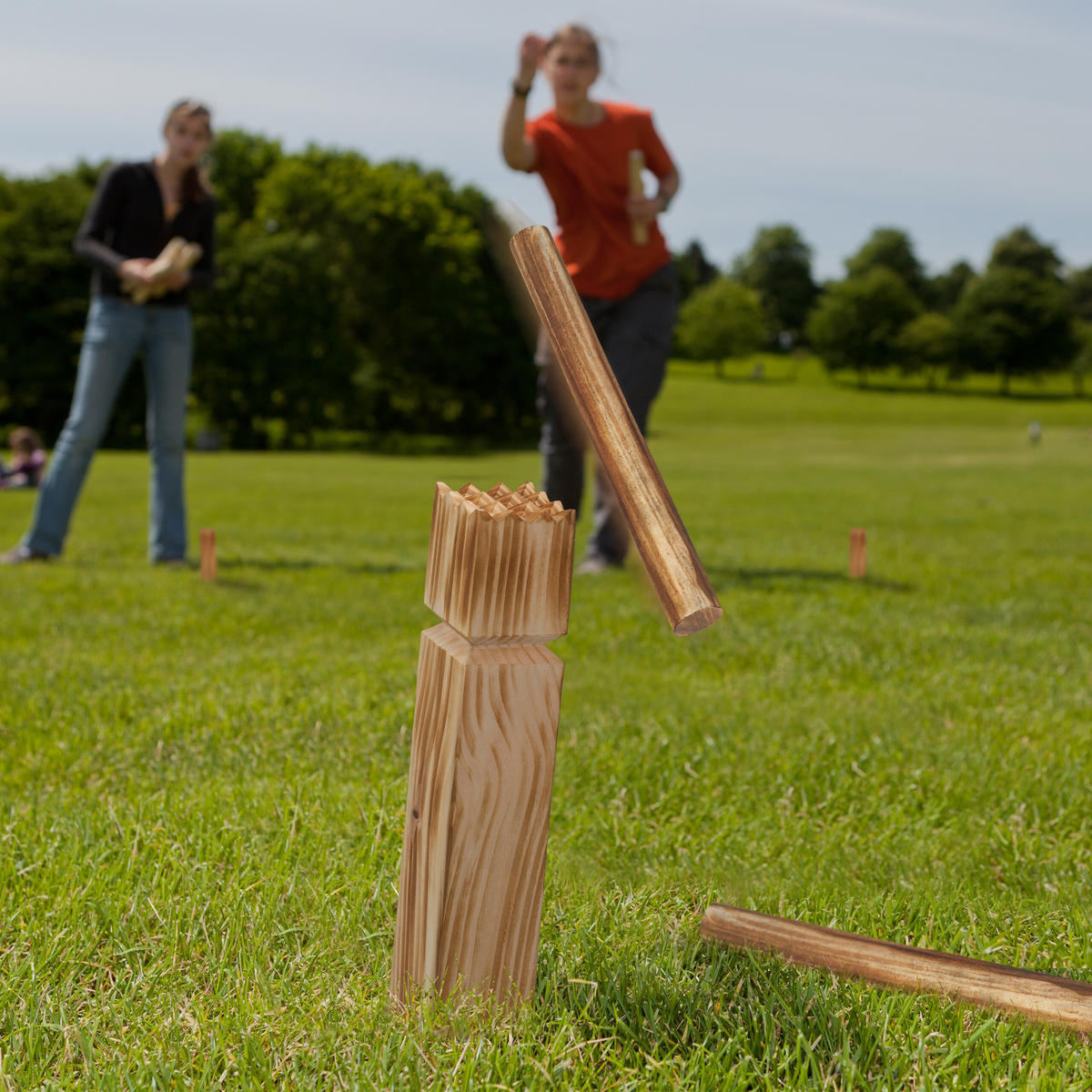 22-DIELNA hra Viking - hnedá, drevo (18/13cm) - Relaxdays