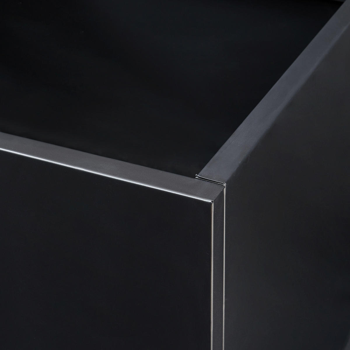 KVĚTINÁČ Vaargel - černá, kov (60/60/60cm) - casa.pro