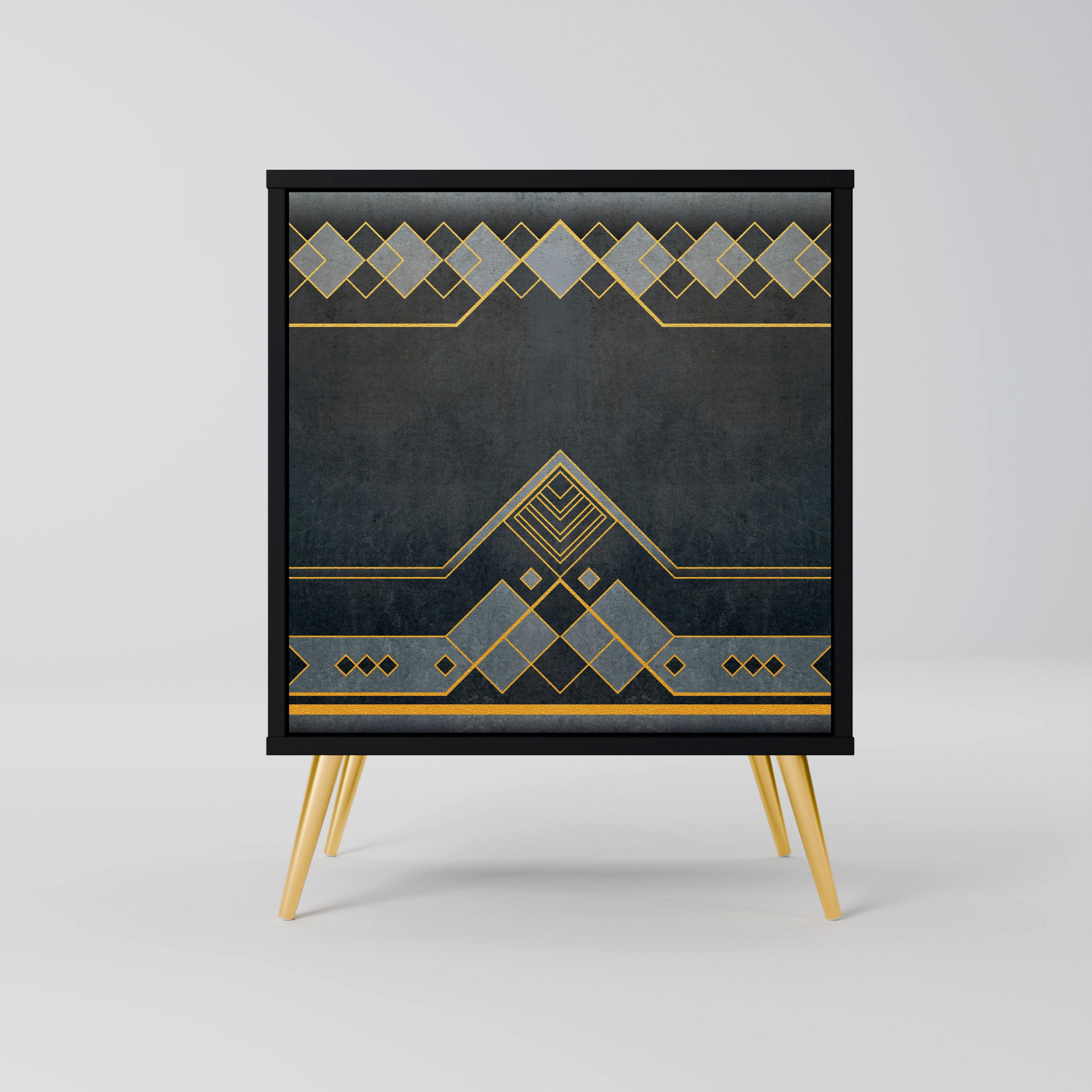 SpaceRebels Sideboard Schwarz 57.5x75.5x42 cm