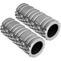 FASZIENROLLE ,leichte Reinigung, 335 x 145 mm,grau - Grau, Kunststoff (14.5/14.5/33.5cm) - tectake