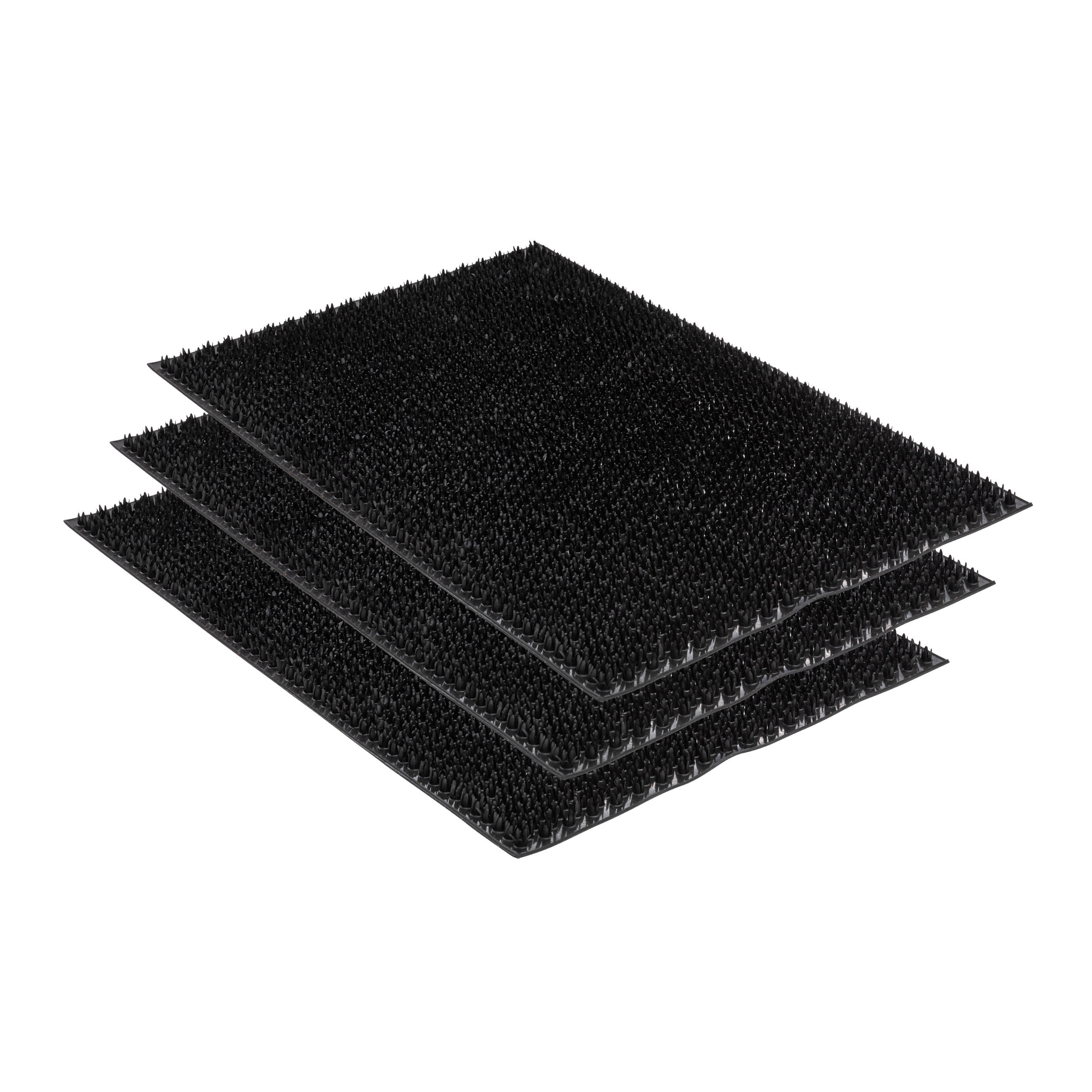 FUSSMATTE FÜR AUßEN ZOE 3ER SET - Schwarz, Textil (40/60cm) - Astra