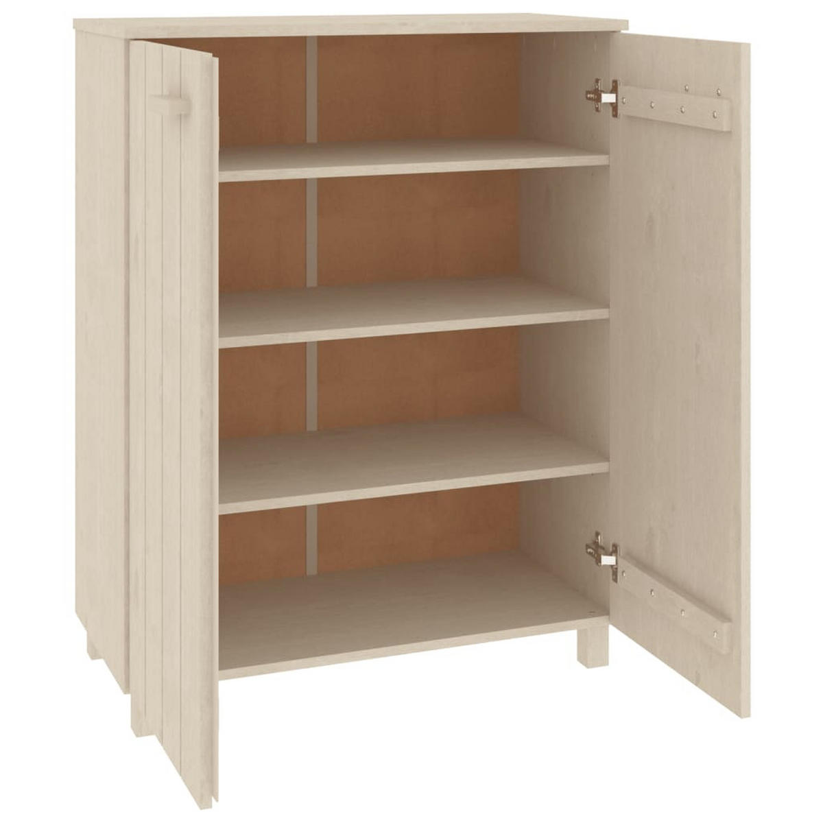 SCHUHSCHRANK Filderstadt 85/40/108 cm - Braun, Holzwerkstoff (85/108/40cm) - Nettlife