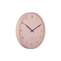 WANDUHR Stark Ø40 cm - Pink, Metall (40/40/4.5cm) - Karlsson