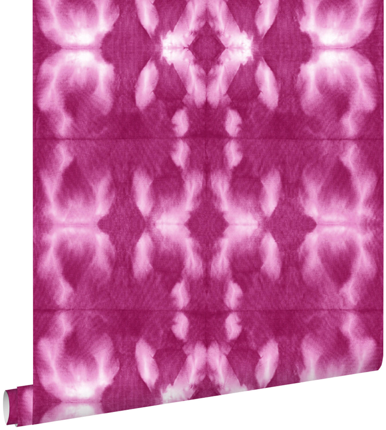 TAPETE Tie-Dye Shibori Muster 53 cm x 10.05 m - Pink, Papier (53/1000cm) - ESTAhome