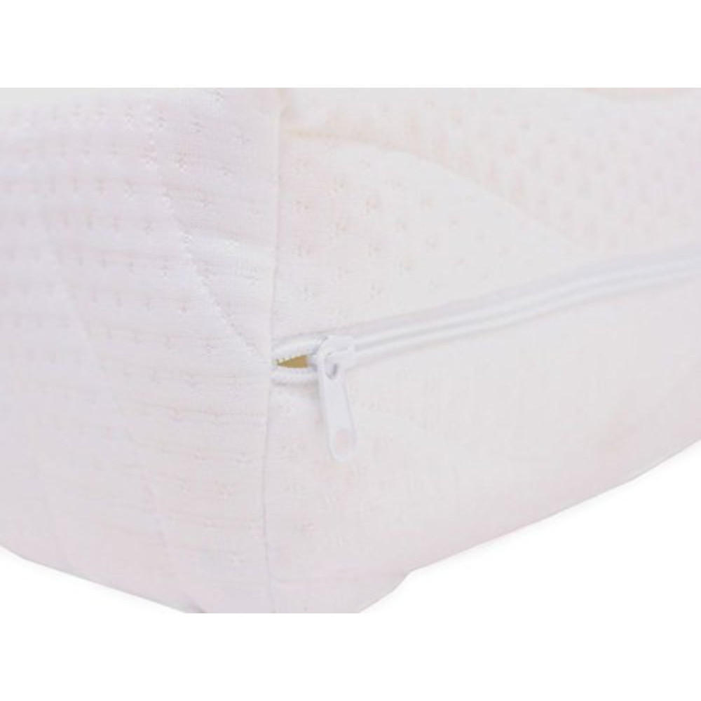 MATRATZENBEZUG Easy Active Cool 10 cm Höhe mit Reißverschluss für Matratzen 80x160x10 cm - Weiß, Naturmaterialien - Best For Home