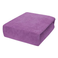 SPANNBETTLAKEN 160/200 cm, Frottee Elastisch 100 % Baumwolle Violett - Violett, Textil (160/200cm) - Best For Home