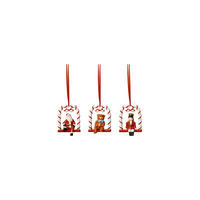 ORNAMENTE SCHAUKEL Nostalgic Ornaments bunt 3er Set - Multicolor, Keramik (1/1/1cm) - Villeroy & Boch