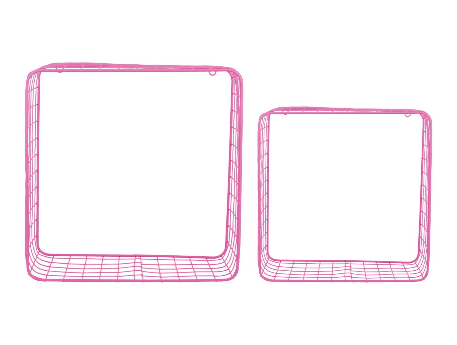 WANDREGAL Reja 35/15/35 cm - Pink, Metall (15/35/35cm) - Present Time