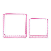 WANDREGAL Reja 35/15/35 cm - Pink, Metall (15/35/35cm) - Present Time