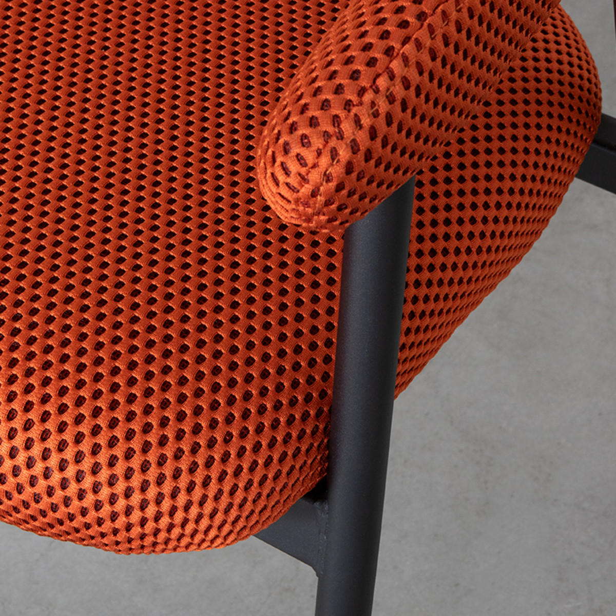 ESSZIMMERSTUHL Amaze Orange 54/54/80 cm 2er-Set - Orange, Textil (54/80/54cm) - LABEL51