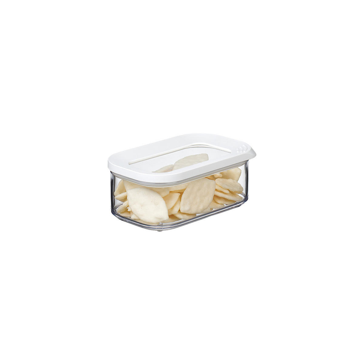 VORRATSDOSEN Modula weiß 4er Set - Weiß, Kunststoff (1/1/1cm) - Mepal