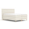BOXSPRINGBETT Rimini Creme 160/200 cm mit Matratze und Topper - Creme/Naturfarben, Holz/Holzwerkstoff (160/200cm) - Maison de Reve