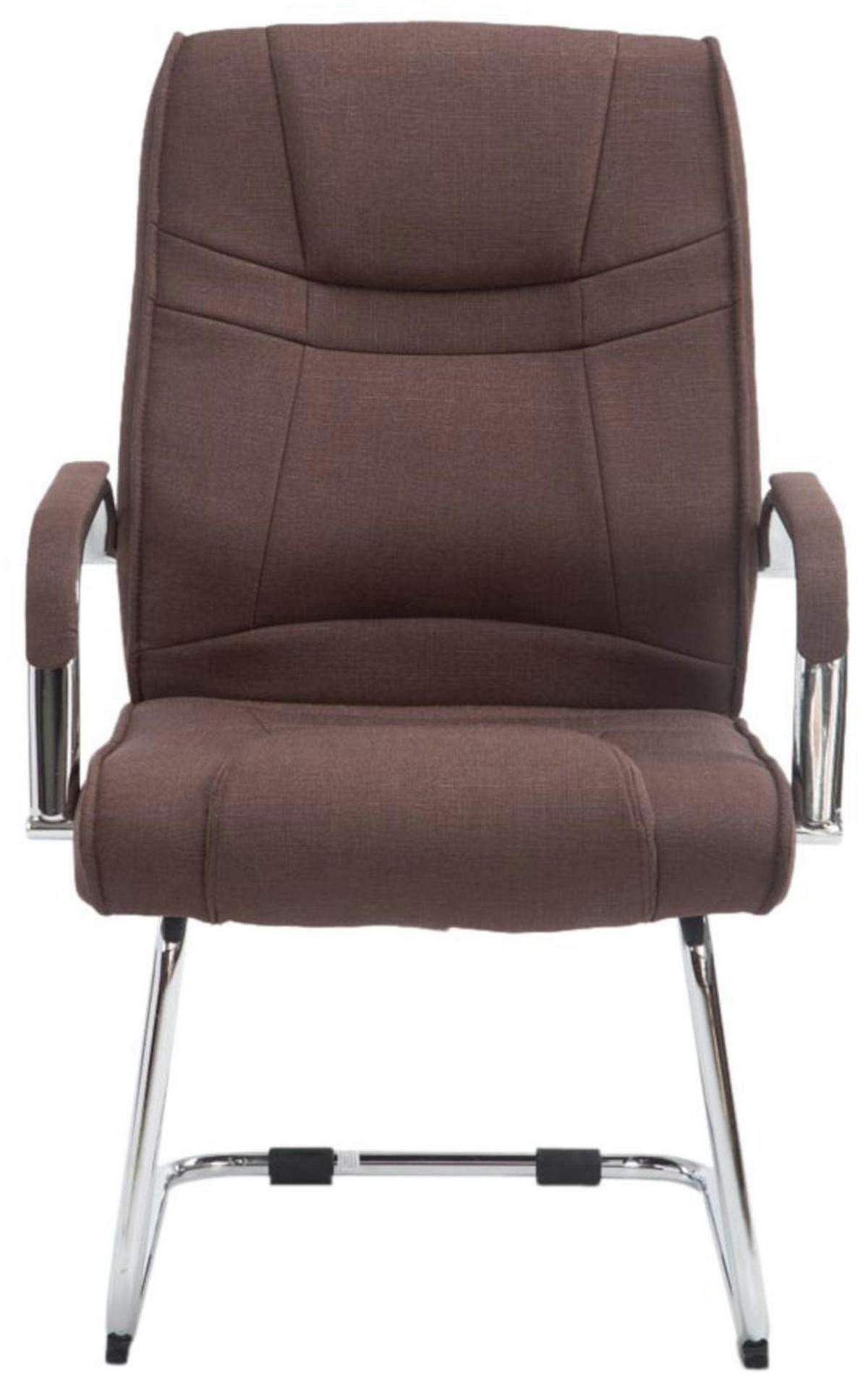 SCHWINGSTUHL 2er Set Stoff braun - Braun, Textil/Metall (60/104/67cm) - CLP