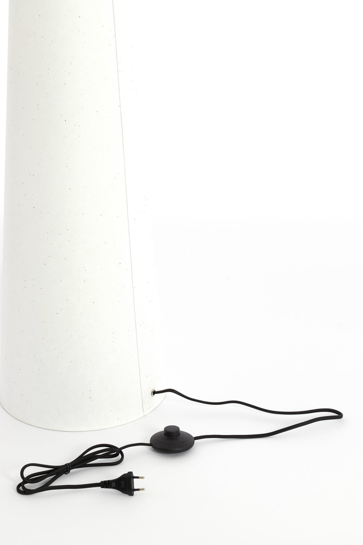 STEHLAMPE Raeni Weiß 38/38/180 cm - Weiß, Textil (38/38/180cm) - Light & Living