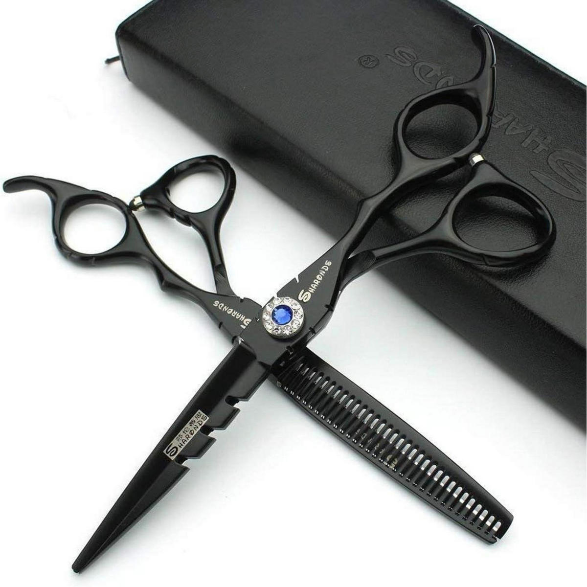 HAARSCHNEIDESCHERE Set 6 Zoll 3-teilig Schwarz - Schwarz, Metall (6/1/17.8cm)