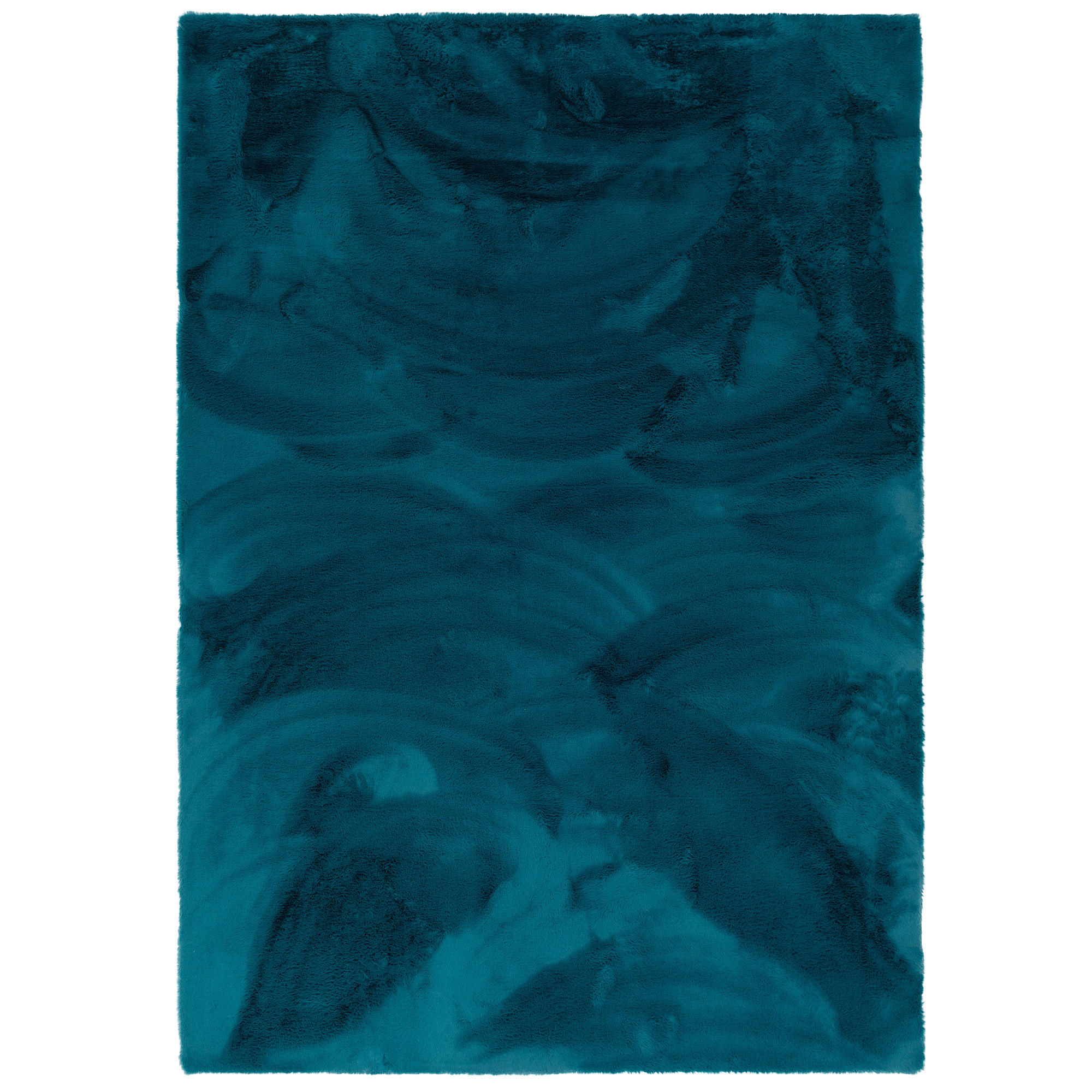 FELLTEPPICH LUXUS SUPER SOFT PLUSH - Petrol, Textil (120/170cm) - Pergamon