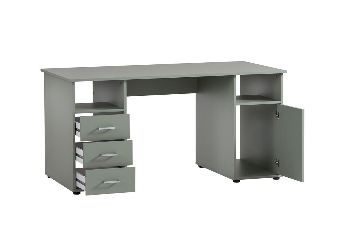 SCHREIBTISCH Fox Large 87x150x70 cm Pistazie - Grün, Holz (70/150/87cm) - PROREGAL