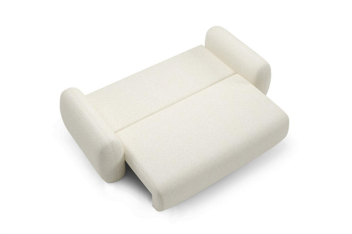 SCHLAFSOFA Gaston - Creme, Holzwerkstoff/Textil (266/95/110cm) - Fun Möbel
