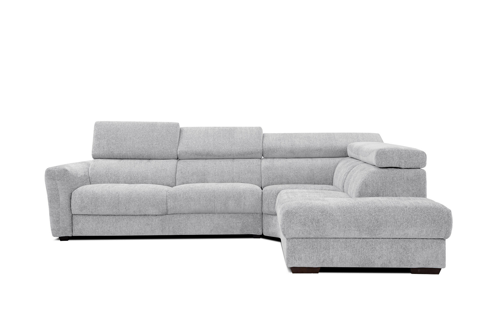 ECKSOFA CALVERA 5-Sitzer, hellgrau - Hellgrau, Holzwerkstoff/Textil (298/239cm) - Courtois Laville
