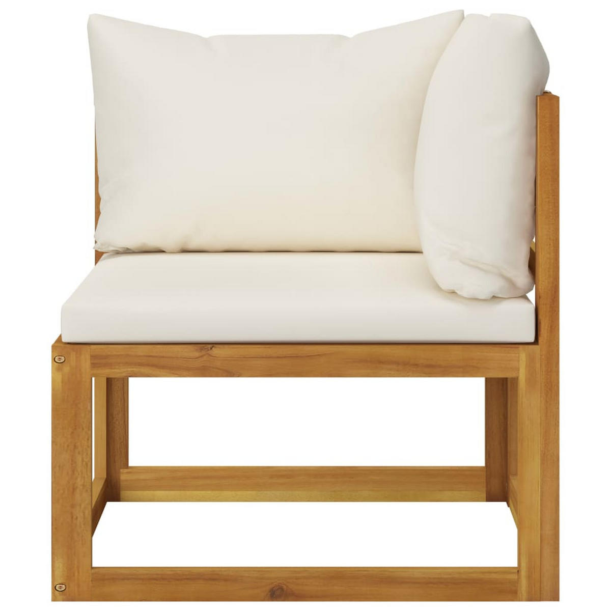 GARTENSET Remley 5-teilig - Creme, Holzwerkstoff - Nettlife