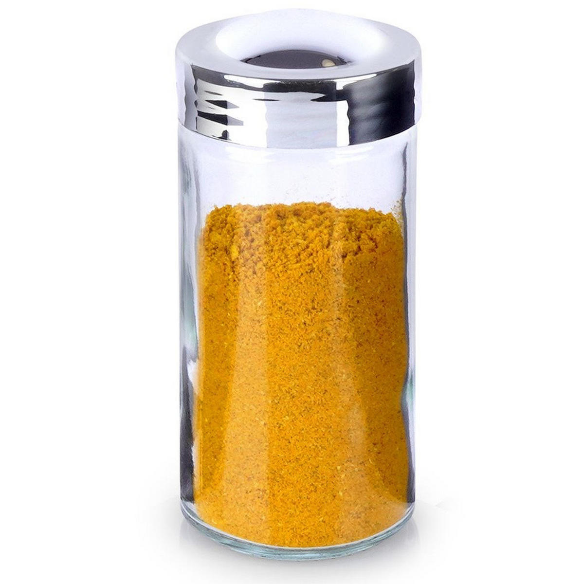 GEWÜRZDOSE Sieb 80 ml Silberfarben - Silberfarben, Glas (4/10/4cm) - Orion 