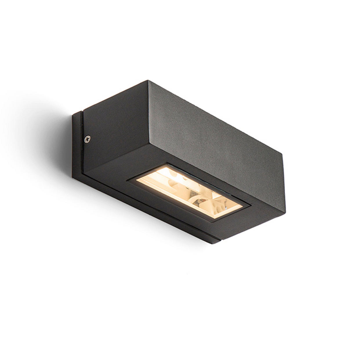 AUSSENLEUCHTE WOOP Anthrazitgrau 12 W IP54 - Grau, Metall (8/18/6cm) - Rendl