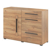 KOMMODE Toro Eiche Grandson 120 / 39 / 86cm - Eichefarben/Braun, Holz/Holzwerkstoff (120/86/39cm) - Feldmann-Wohnen
