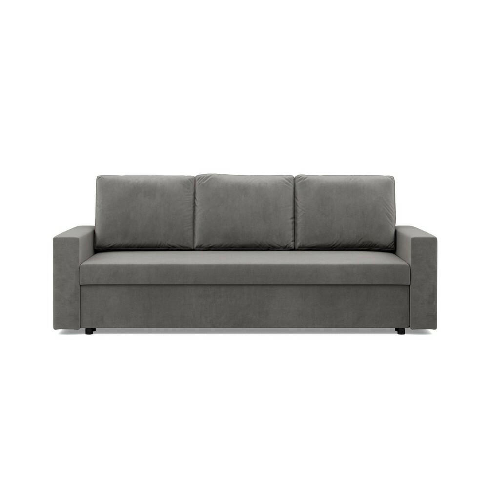 SOFA Neo mit gerader Armlehnen hellgrau - Hellgrau, Textil (220/92/92cm) - SIMKAM Furniture