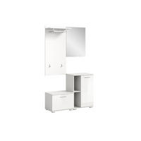 GARDEROBE Prego 37/110/191 cm - Weiß, Holzwerkstoff (110/191/37cm) - Xonox