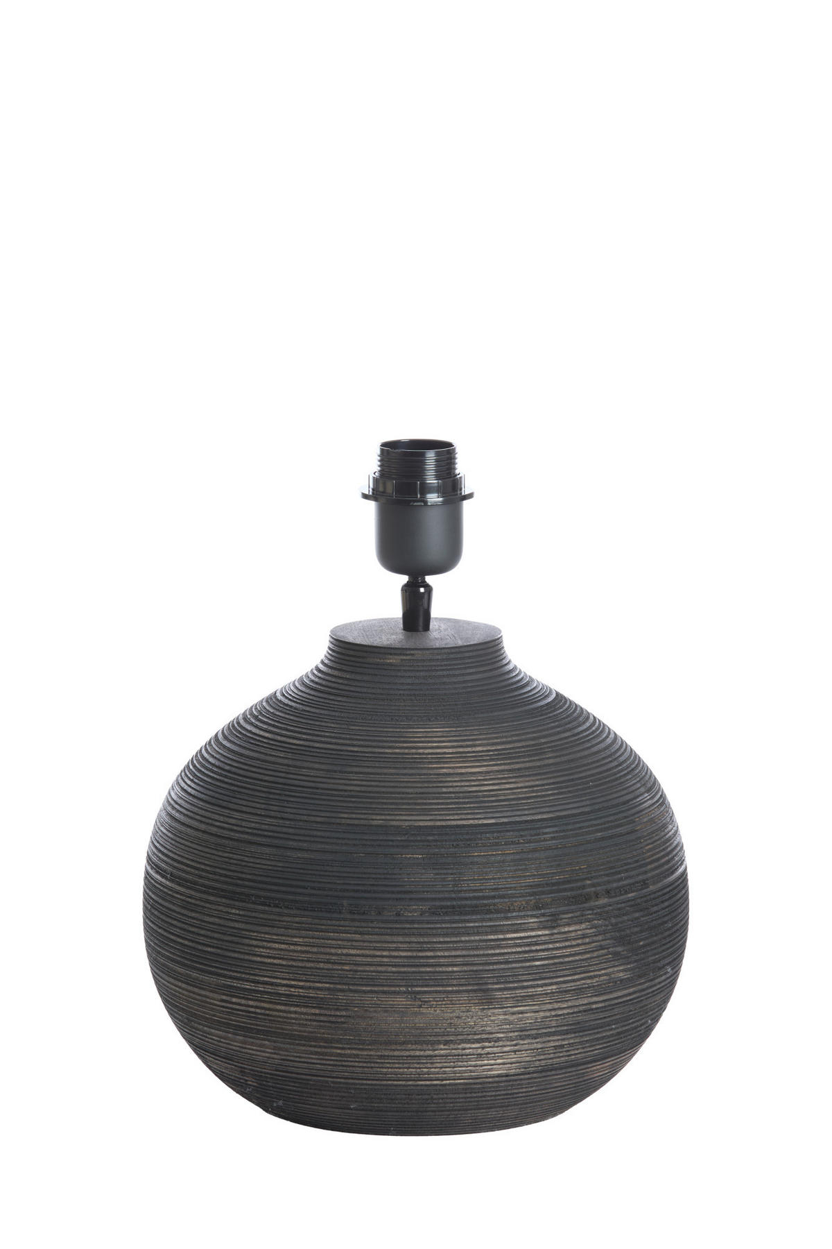 LAMPENFUSS Khomai Braun Ø26/31,5 cm - Braun, Holz (26/26/31.5cm) - Light & Living