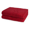 DUSCHTUCH Cashmere feeling 2er-Set - Rot, Textil (50/100cm) - Ross