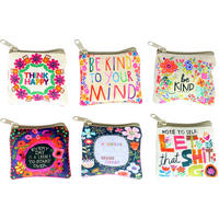 TÄSCHEN Wild Flowers 6er-Set - Multicolor, Textil (8/10/1cm) - FURNARO