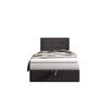 BOXBETT DUO 2 120x200 Cosmic 97, mit Matratze H3 und Topper, Grau - Grau, Holz/Kunststoff (120/200cm) - Bedante