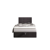 BOXBETT DUO 2 100x200 Cosmic 97, mit Matratze H3, Bonell und Topper, Grau - Grau, Holz/Kunststoff (100/200cm) - Bedante