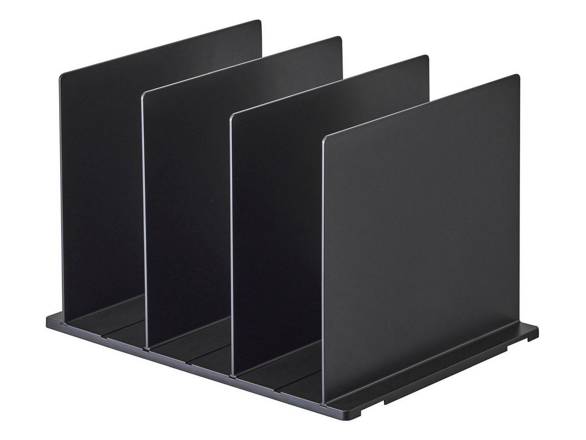 TASCHEN-ORGANIZER Smart schwarz 31/21/24 cm (2er Set) - Schwarz, Kunststoff (31/21/24cm) - Yamazaki