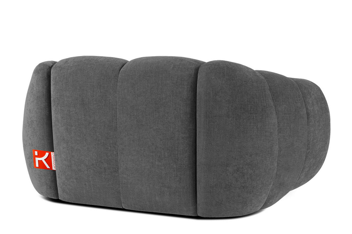 SESSEL FLAVA, Aschgrau - Grau, Holz/Holzwerkstoff (160/76/100cm) - KONSIMO®