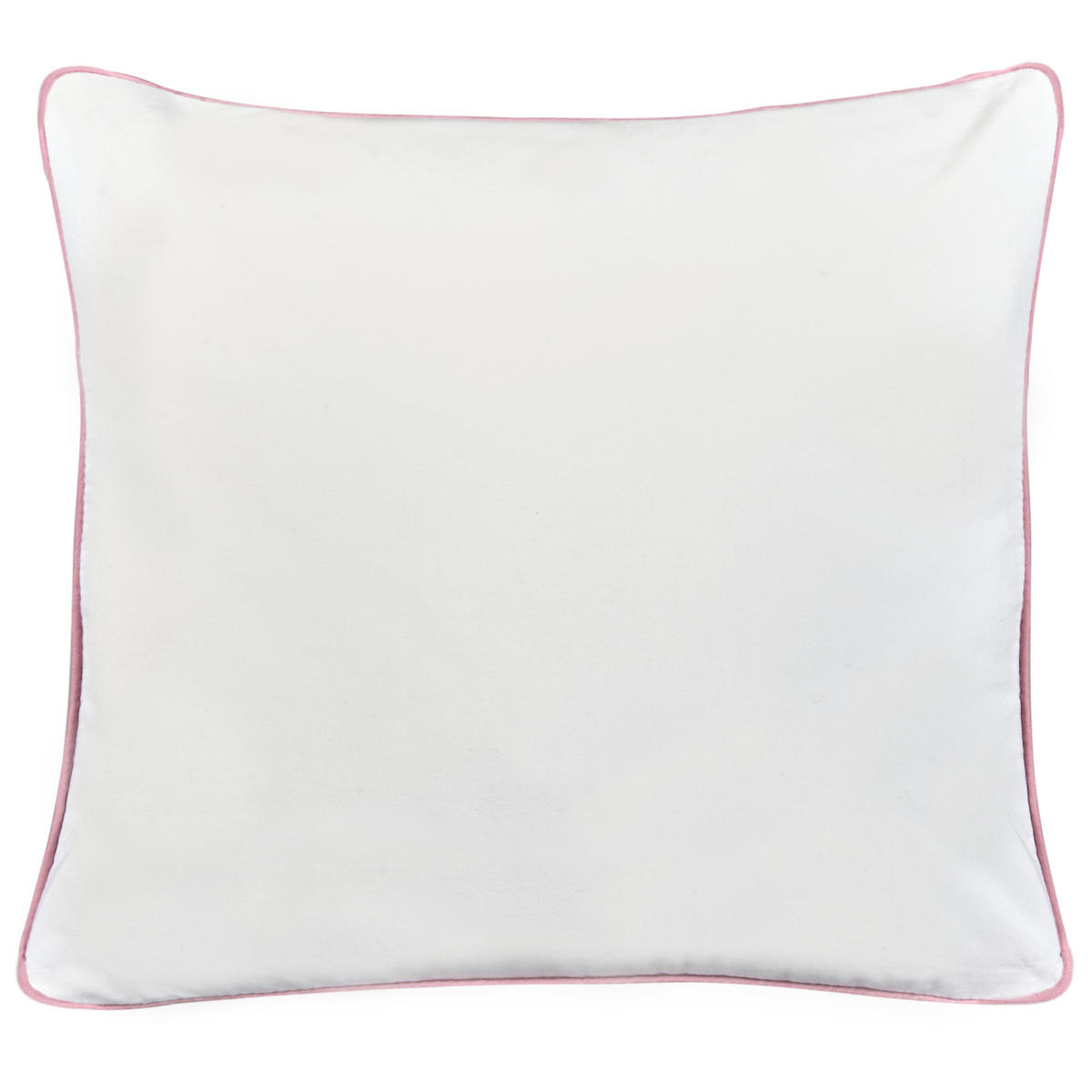 GARTENKISSEN 2er-Set Purpur 45/45 cm Tvista - Violett/Weiß, Textil (45/12/45cm) - Beliani